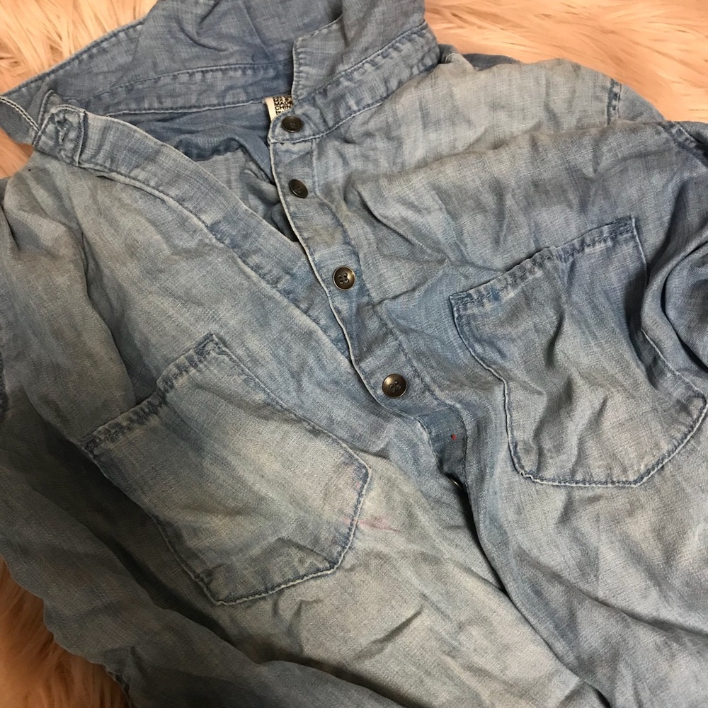 Roll up jean cardigan